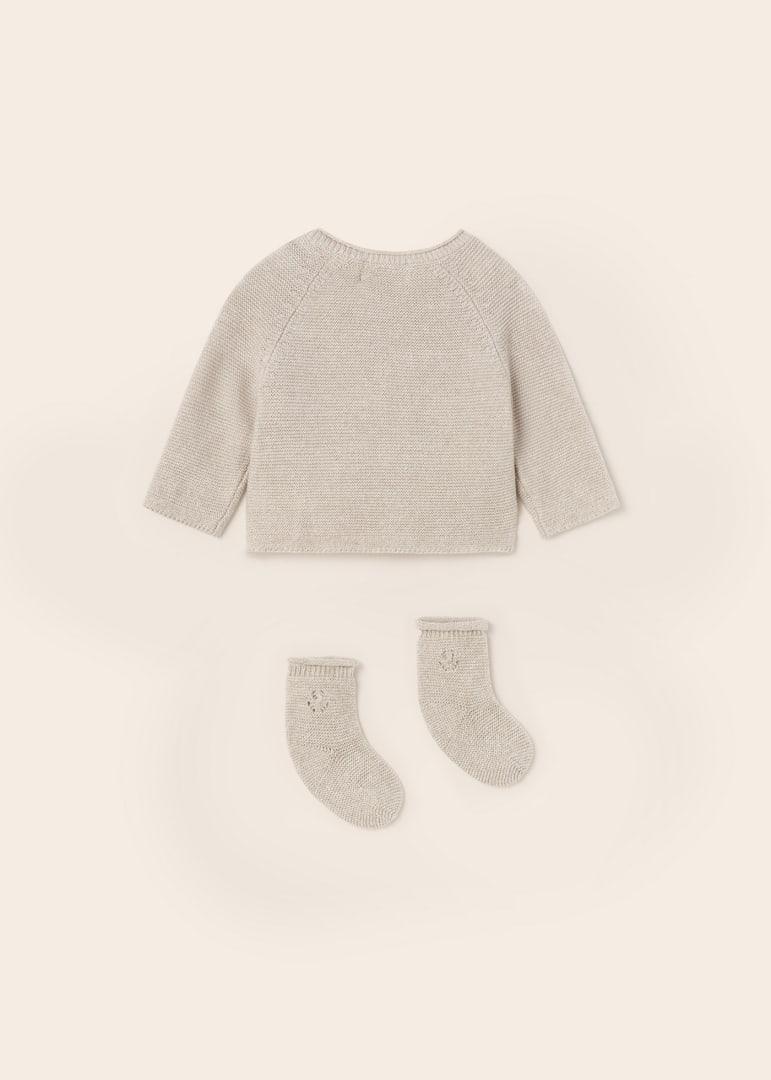 Rebeca tricot con calcetines