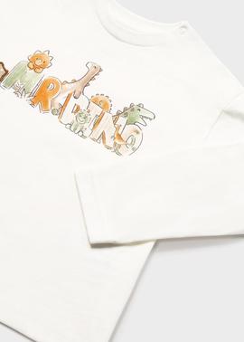 Camiseta m/l play dinosaurios