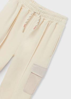 Pantalon cropped felpa