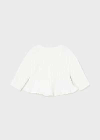 Rebeca larga tricot Crudo