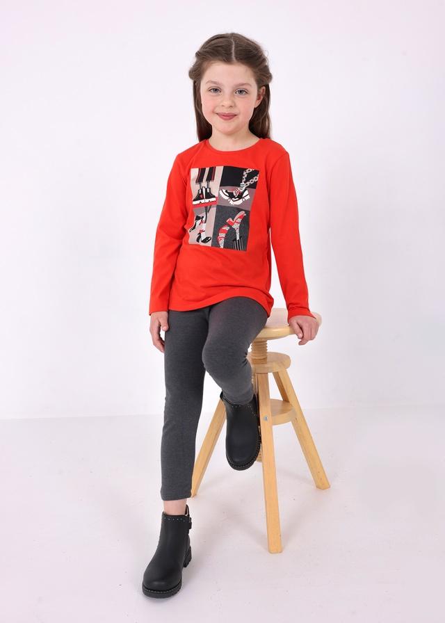 Camiseta m/l Naranja