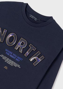 Camiseta m/l 'north' Marino