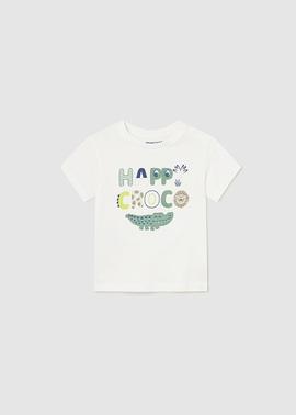Camiseta m/c aplique 'croco' Nata Mayoral