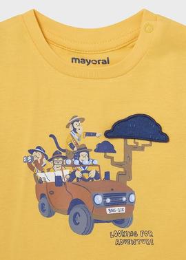 Camiseta m/l play adventure Banana Mayoral