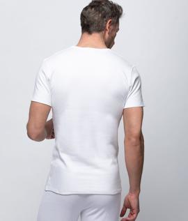 Camiseta interior térmica m/c algodón de invierno 100%