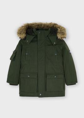 Parka capucha de pelo