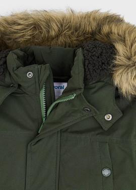 Parka capucha de pelo