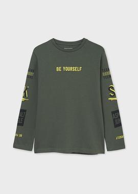 Camiseta m/l 'be yourself'