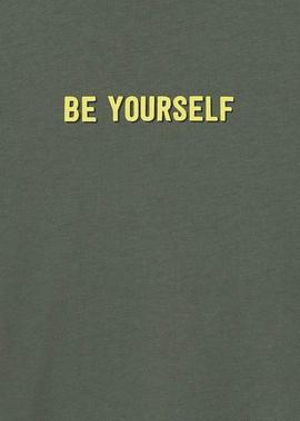 Camiseta m/l 'be yourself'