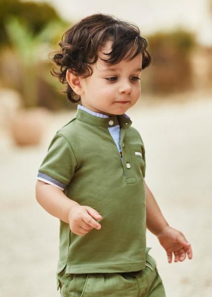 Polo cuello mao niño deals