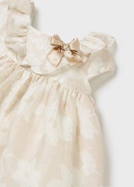 Vestido lino fantasía bebé niña