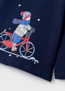 Camiseta m/l 'snow bike'